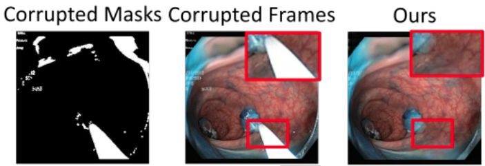 DAEVI depth-aware inpainting visualization